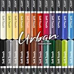 Castle Art Supplies - Urban Sketching 24 Colored Pencil Set in Tin Box, Premium Quality, Smooth Pigmented Cores, Perfect for Cityscape Art