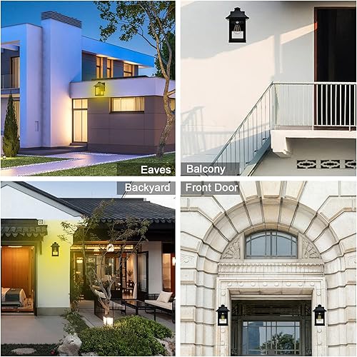 Miniatura 7 de Luces solares de pared con sensor de movimiento para exteriores, luz vintage de apliques de pared, luces de montaje en pared para 3 modos de
