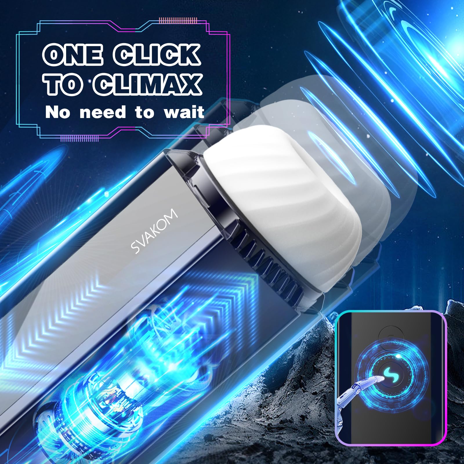 Amazon.com: Male Masturbator Sex Toys for Men - SVAKOM Automatic Thrusting  Squeezing Male Toy with One-Key Orgasm & CVT, Penis Trainner Pocket Pussy  Sleeve Stroker Male Masterburbater Adult Toy : Health &