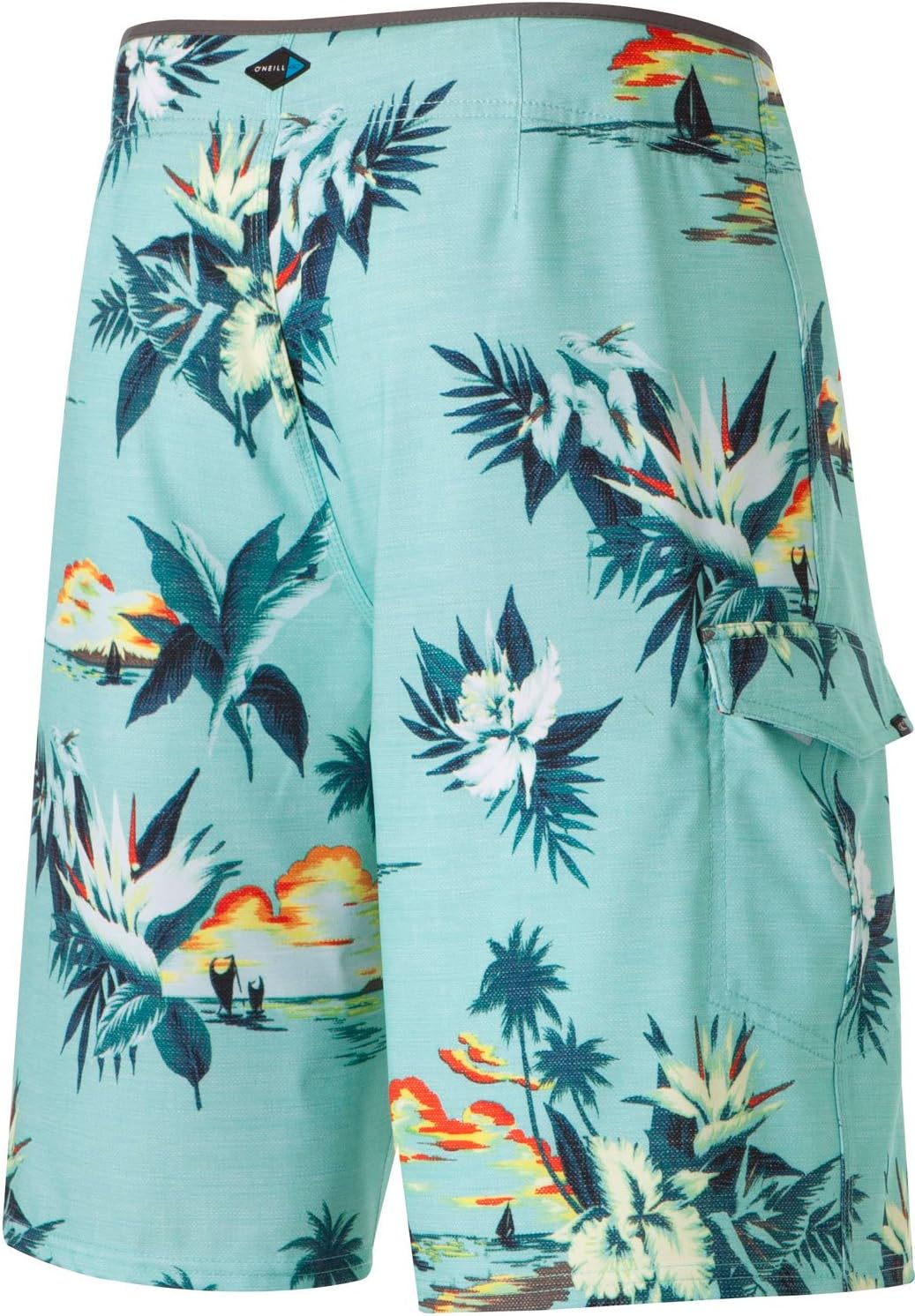 O'Neill Men's Santa Cruz Stretch Printed Boardshort