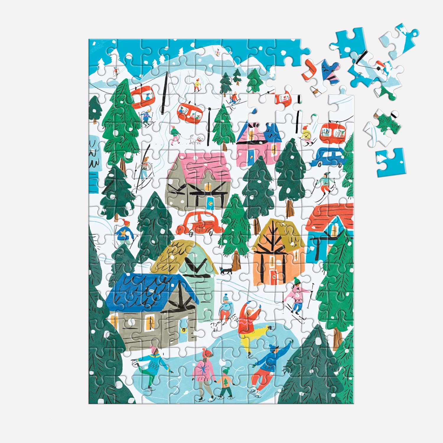 Galison - Alpine Cottage Ornament Puzzles for Adults image 4