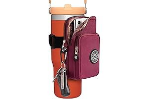 Adjustable Gym Water Bottle Caddy with Phone and Key Holder - All-In-One Accessory