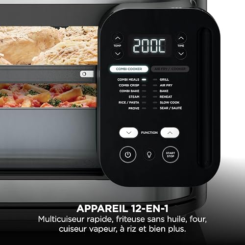 Ninja Combi 12-in-1 Multicooker, Oven & Air Fryer, 12 Cooking Functions, Family Large Meals in 15 Minutes*, Includes Baking Tray, Pan, & Recipe Book, Grey, SFP700EU - 4