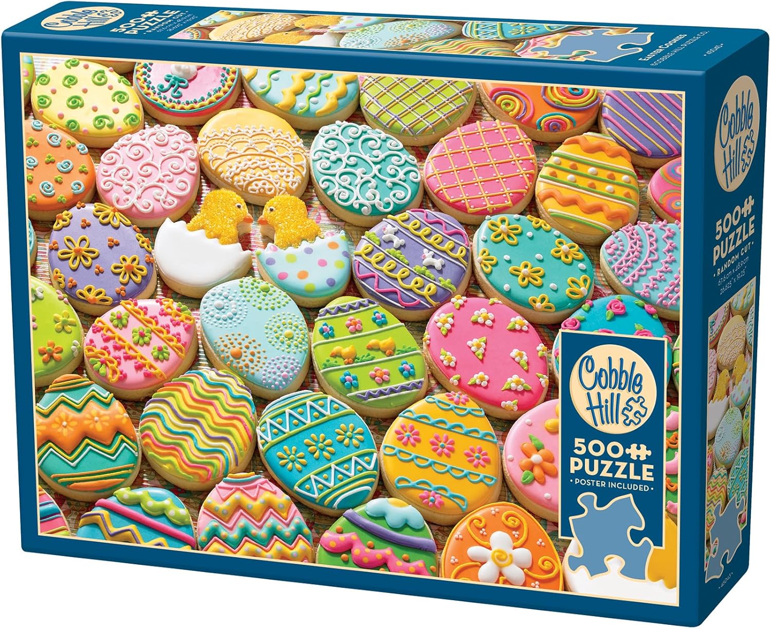 Cobble Hill 500 Piece Puzzle - Easter Cookies - Sample Poster Included
