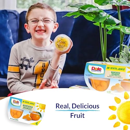 Miniatura 24 de Dole - Tazones de peras en cubos en jugo 100% de fruta, 4 oz, 4 tazas en total, sin gluten ni lácteos, refrigerios a granel para niños y adultos