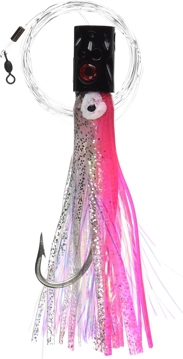 Billy Baits Rigged Turbo Whistler, Pink and Pearl