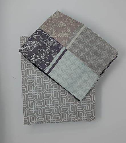 Miniatura 3 de DaDa Bedding - Juego de sábanas planas de algodón suave y simple de lino con funda de almohada, tamaño individual, 2 piezas