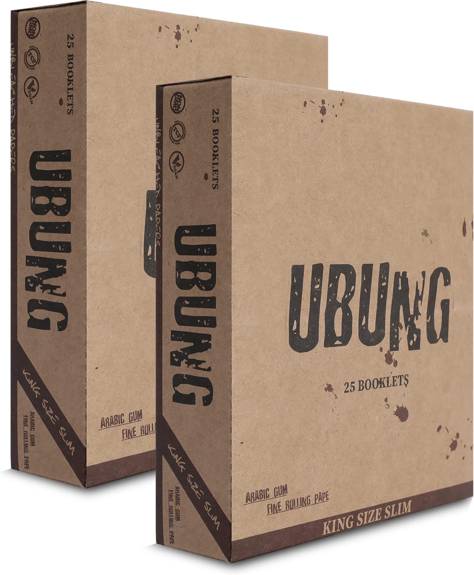 UBUNGKing Size Rolling Papers | 50 Booklets with 32 Papers per Booklet | 108 mm * 44 mm | Suitable for most Rolling Machine