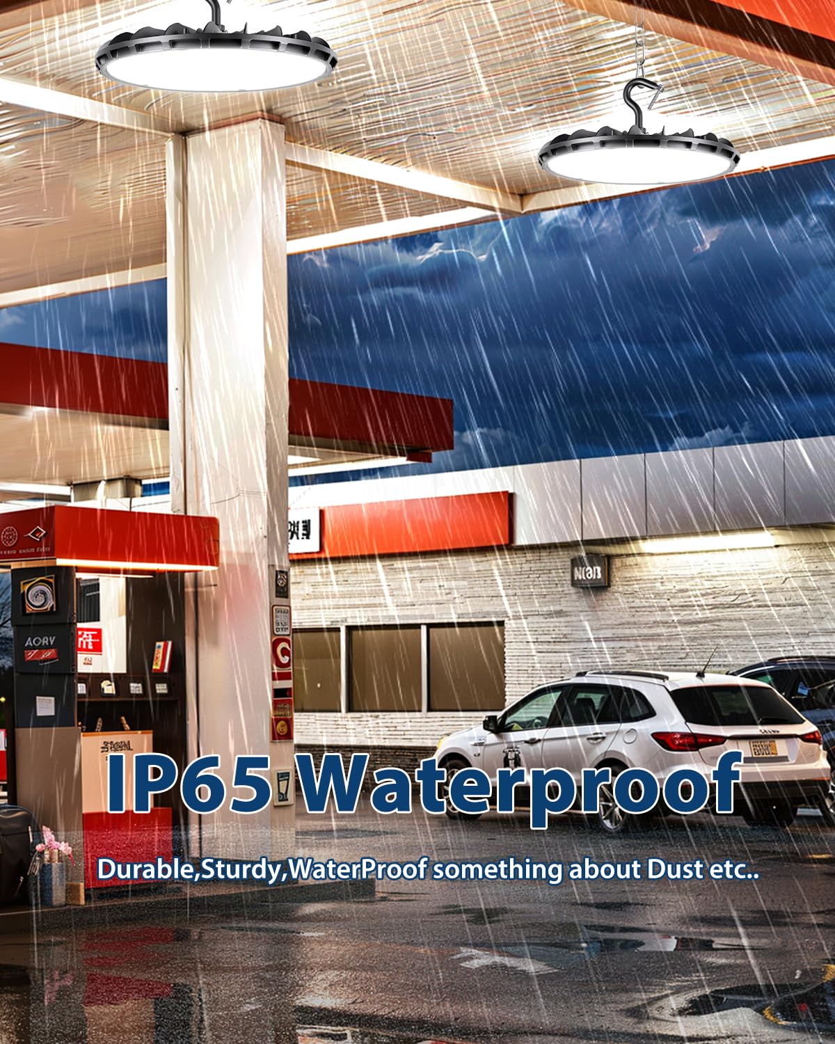 150W 10 Pack UFO LED High Bay Light High Bay LED Shop Lights for Warehouse Workshop 16 500LM — view 5