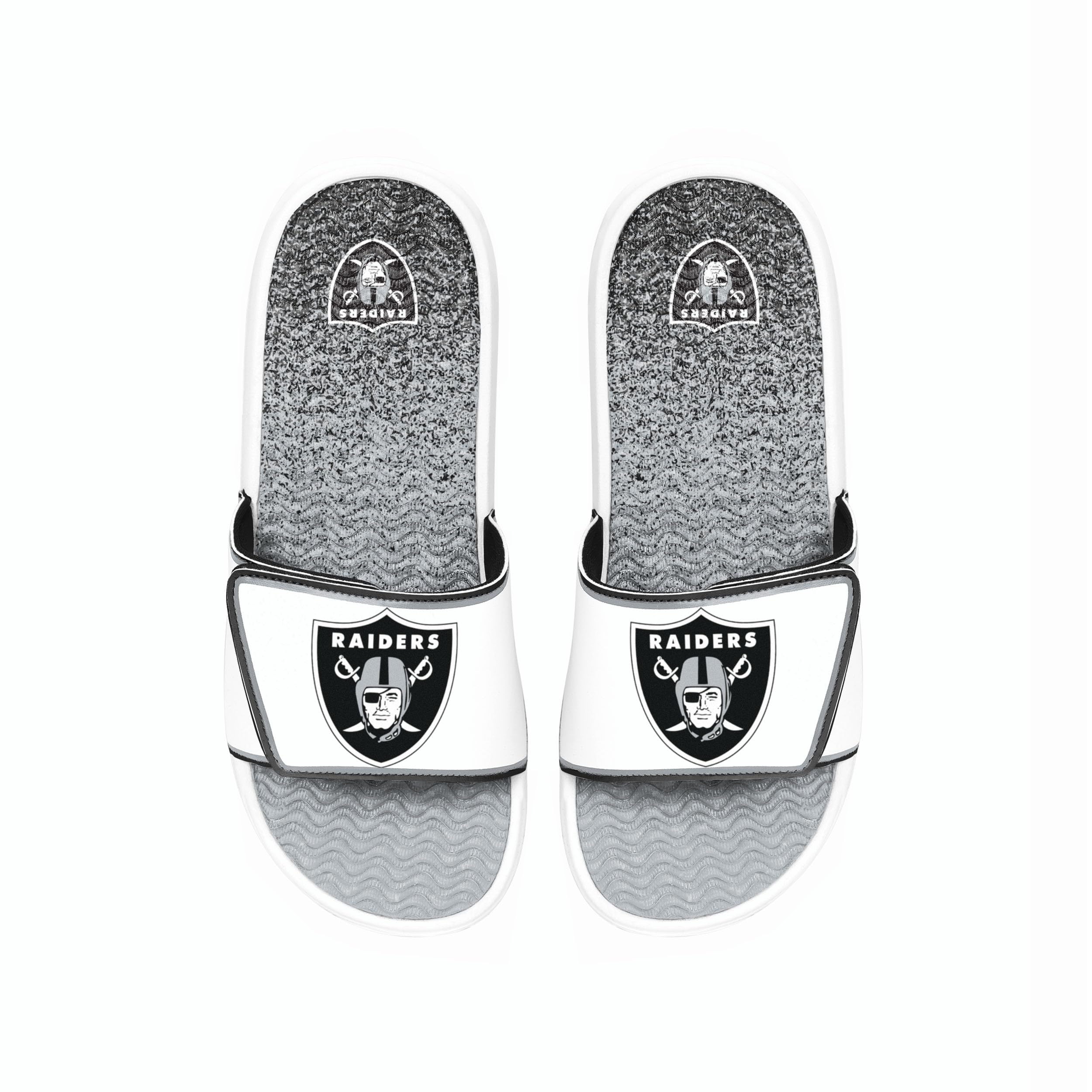 FOCO mens Nfl Primary Team Logo Gradient Gel Slide Sandals