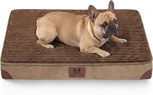 H.VERSAILTEX Waterproof Orthopedic Dog Bed for Crate, 30"x20"x3.2"