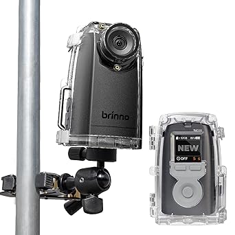 Brinno Time Lapse Camera BCC300-C Bundle, 2023 Timelapse Camera Outdoor Construction, HDR FHD1080P Timelapse Camera with Wall Mount, LCD Screen, Extended Battery Life, Waterproof Case, and Clampod