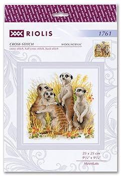 Produktbild von Riolis Kreuzstich-Set Dalmatiner - Komplettset Für Stickfans