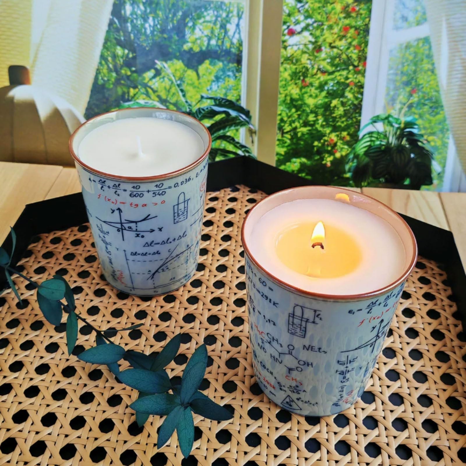 Ceramiczne świece wykonane z naturalnych warzyw Ghee i bawełnianego knota świecy zapachowej kwiatu pomarańczy dla łagodzenia stresu