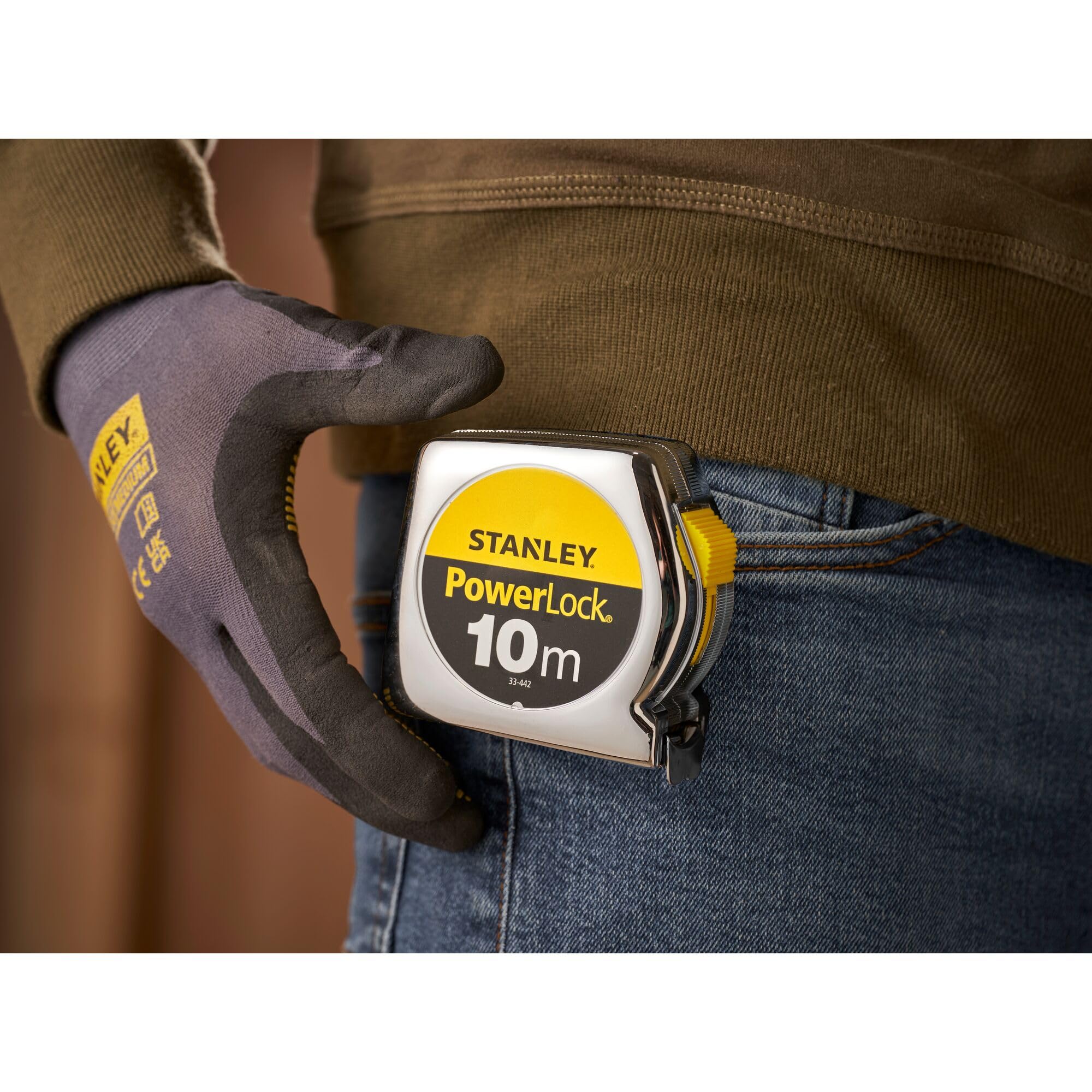 Mesure - STANLEY - 1-33-442 - 10 m x 25 mm - Powerlock Classic ABS