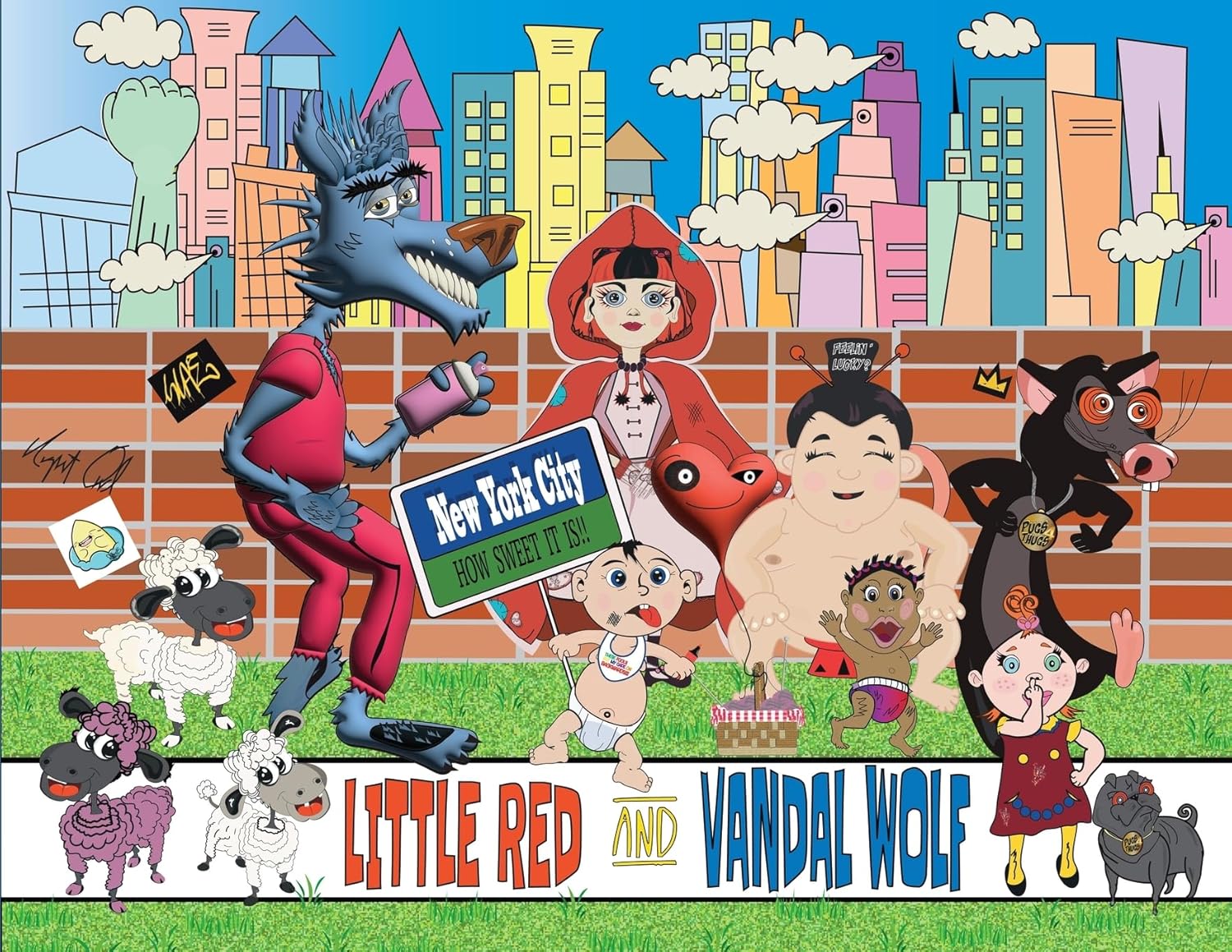 Little Red and Vandal Wolf      Paperback – July 26, 2025