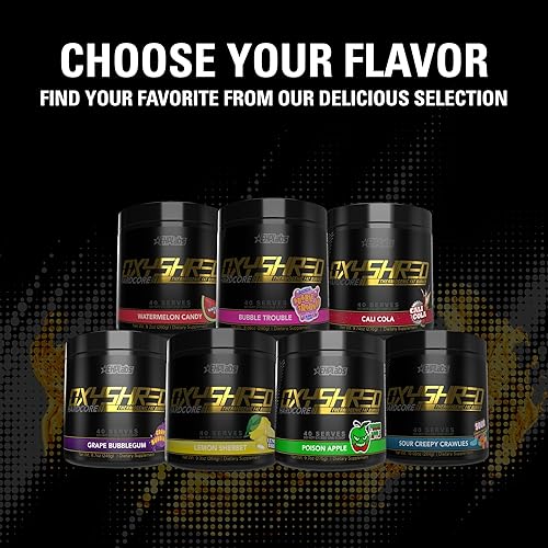 Miniatura 7 de EHPlabs OxyShred Hardcore Termogénico Pre Entrenamiento Suplemento de Trituración - Promueve la trituración, refuerzo de energía, preentrenamiento,