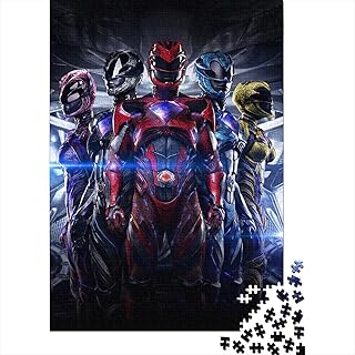 Comprar Power Rangers Puzzle para Adultos 1000 Piezas Decoración Educational Game Cumpleaños Juego De Rompecabezas Stress Relief Toy 1000pcs (75x50cm)