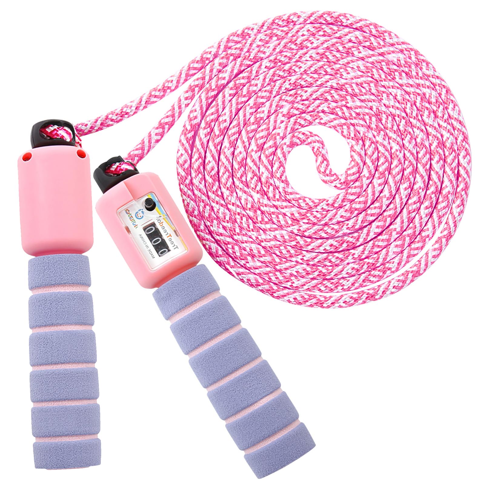 Corda Per Saltare Bambini Con Contatore - Regolabile, Materiale Sicuro, Con Borsa, Per Giochi E Sport All'Aperto - Foto 6