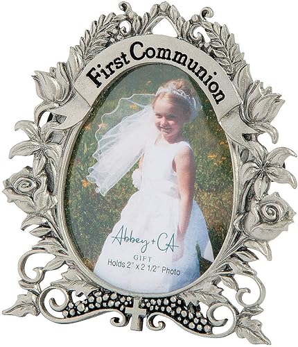 Fun Express Mini marco de fotos First Communion - Decoración del hogar - 1 pieza