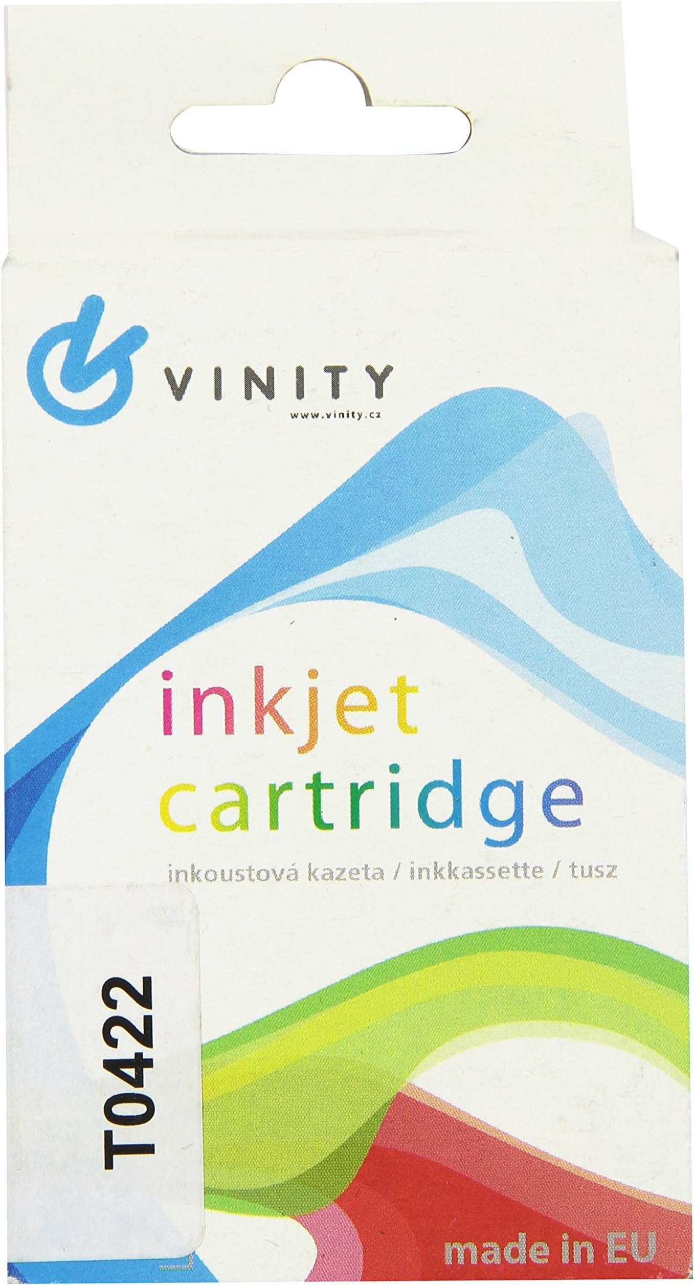VINITY 5133018044 Compatible Ink Cartridge for Epson Stylus C82, C82WN, CX5100, CX5200, CX5300, CX5400 Entschädigung for Singlepack Cyan 16 ml Cyan