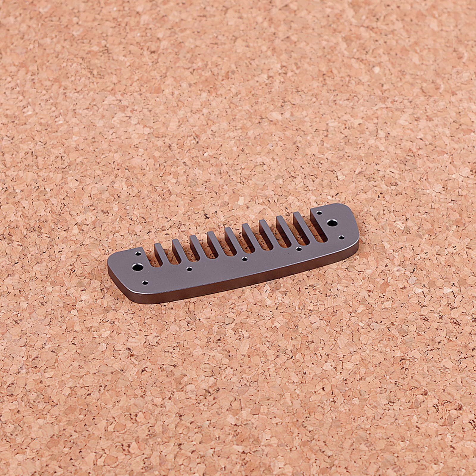 Pratico pettine in metallo per armonica diatonica, 10 fori, accessori diatonici per arpa blues