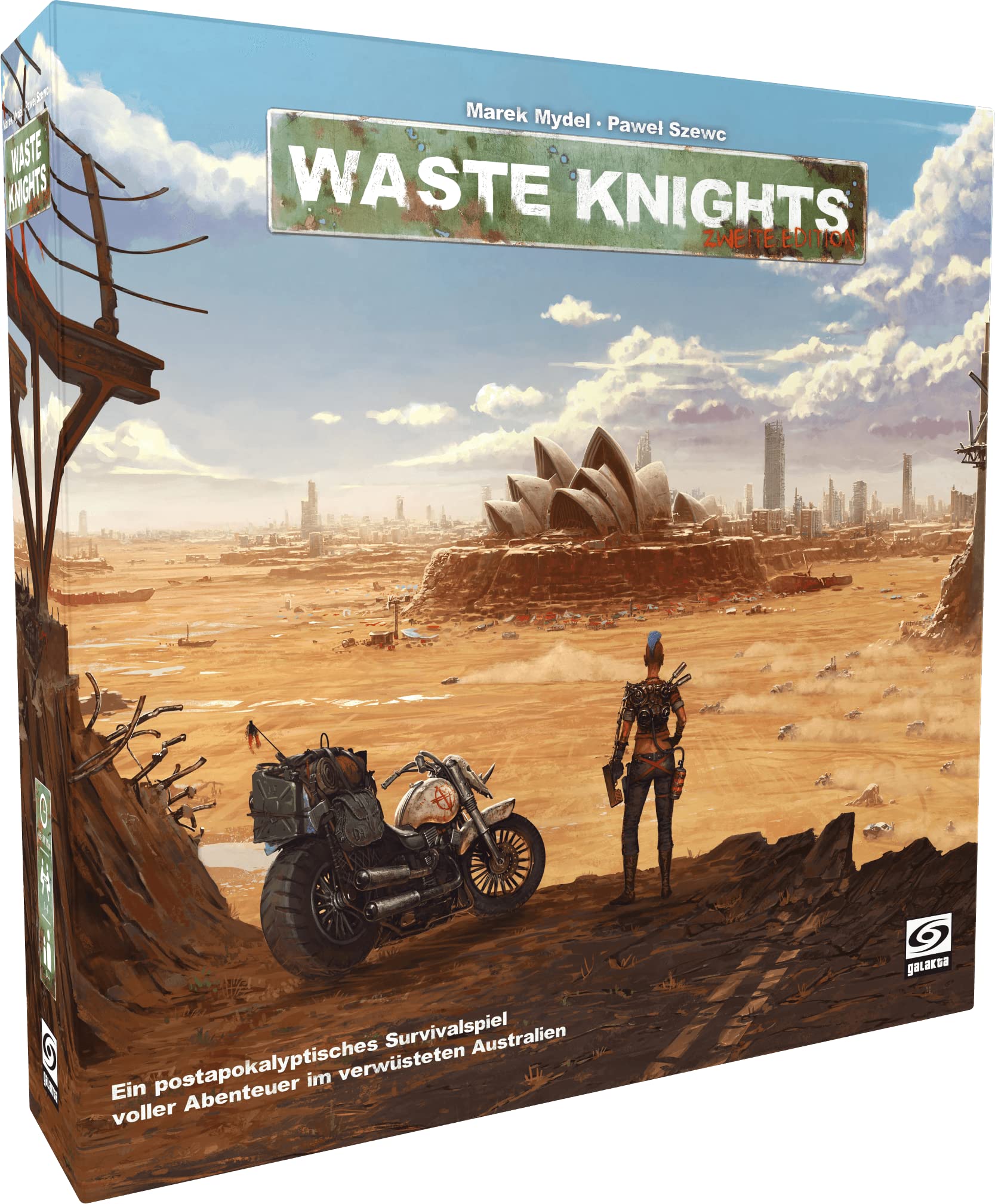 Waste Knights (2nd Ed.) - Galakta - Tedesco - Gioco di sopravvivenza - per 1-4 persone - a partire dai 14 anni