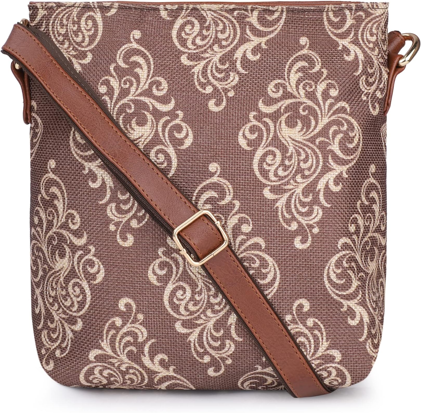 Aahna Polyester Crossbody Sling bag for Women Casual Party Bag Purse with Adjustable Shoulder Strap and Printed Design for Ladies College Girls