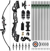NorthSpoor 40lbs Right-Hand Take-Down Recurve Bow Set for Adults - Outdoor Archery Practice & Hunting Kit