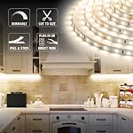 Armacost Lighting 421502 Ribbon Flex Home LED Tape Light Kit, 16 ft, AC Dimmable (3000K) 300 LED Lights