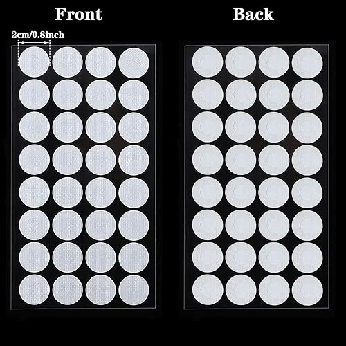 Miniatura 2 de Zonon 64 calcomanías de papel de filtro sintético de 0.3 Um disco de filtro de hongos y 100 piezas de resistencia a la presión frasco de goma
