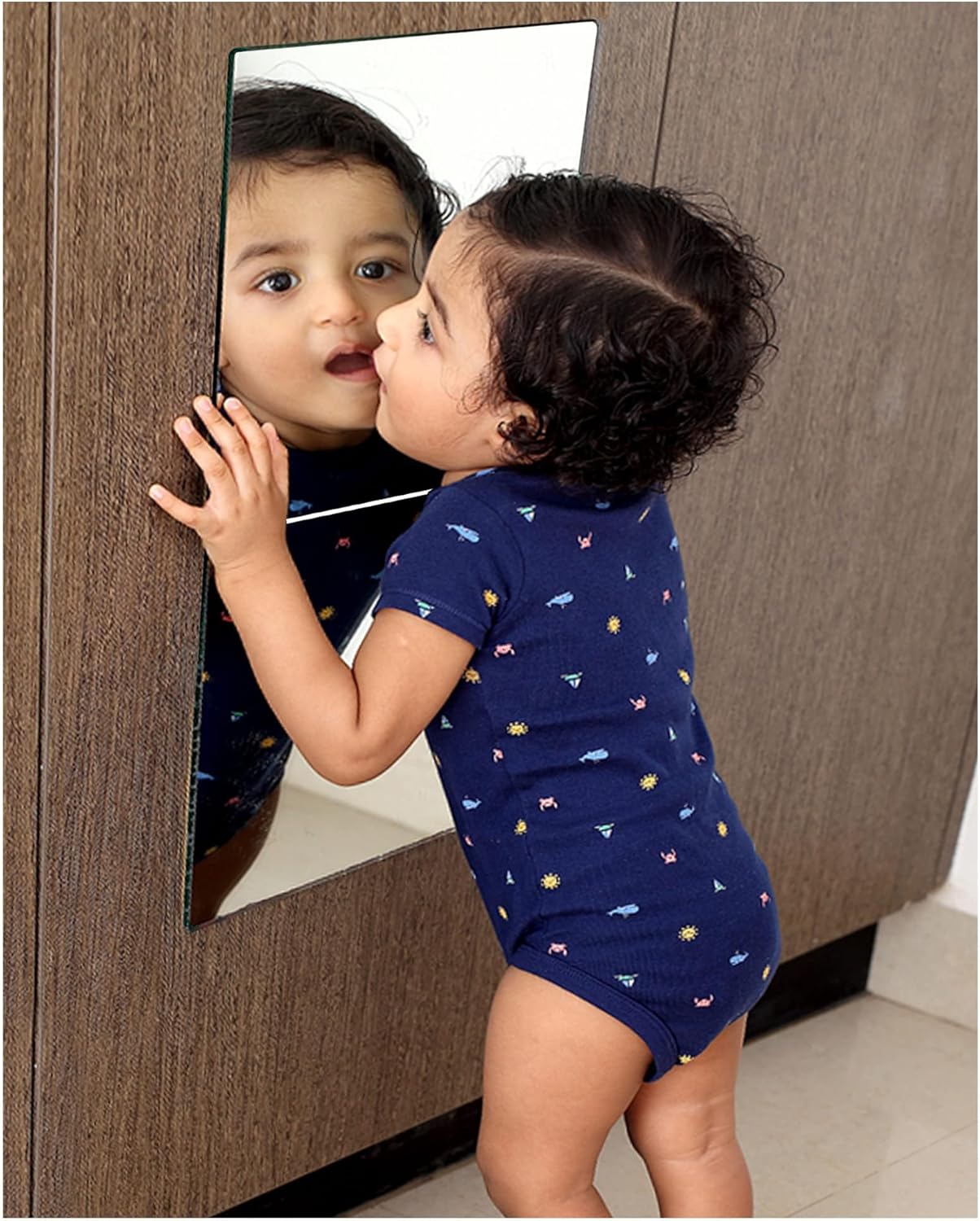 NKJVE Shatterproof Mirror For Kids,Full Length Mirror For