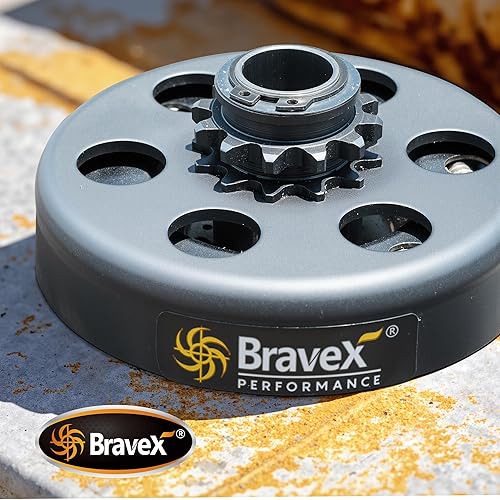 Miniatura 3 de Embrague Centrífugo Go Kart Embrague Motor Depredador Mini Bicicleta Baja 3/4" Pulgadas Orificio 12 Dientes 12T para Cadena #35 6.5HP - Actualización