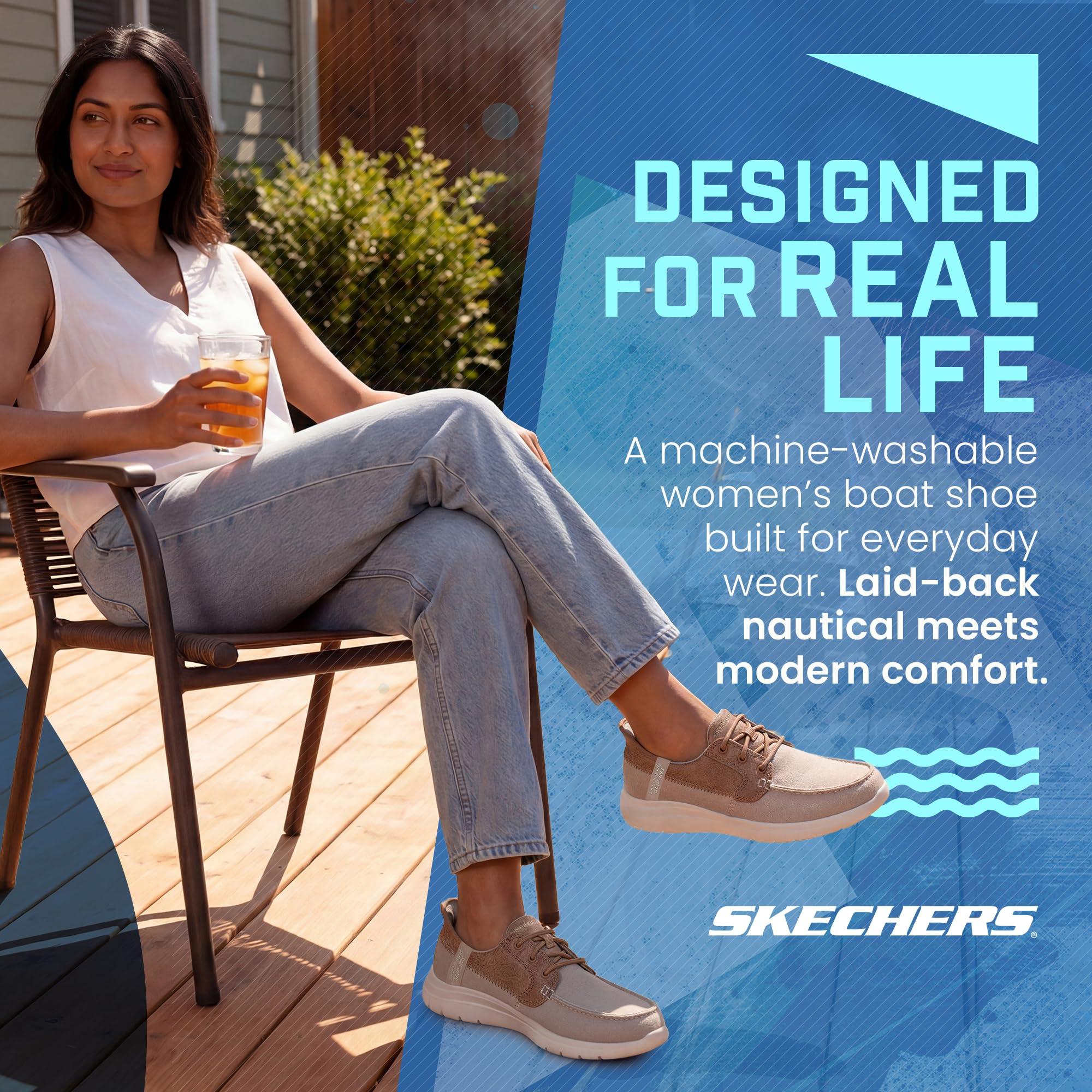 Skechers On-The-Go Flex - Palmilla Hands Free Slip-ins MocassinoDonna