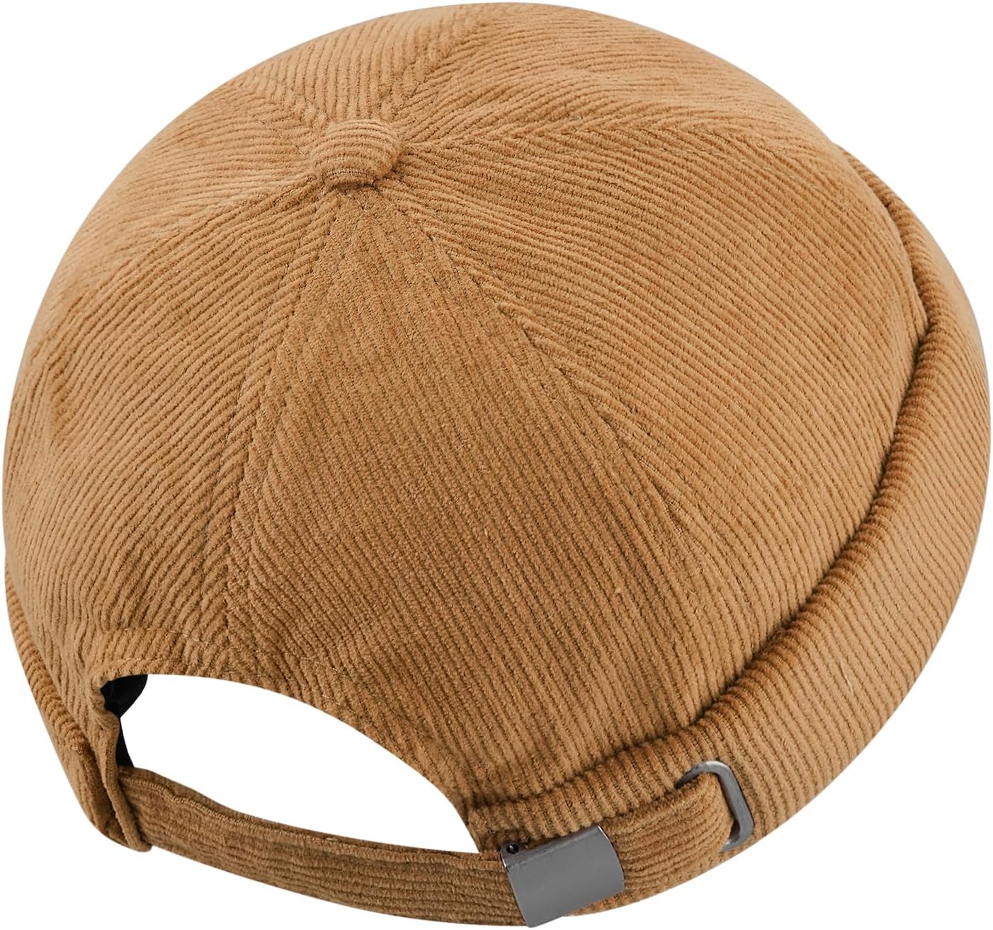 CLAPE Corduroy Thick Cuff No Visor Caps for Men Retro Worker Hat Cotton Harbour Brimless Sailor Fisherman Leon Hat