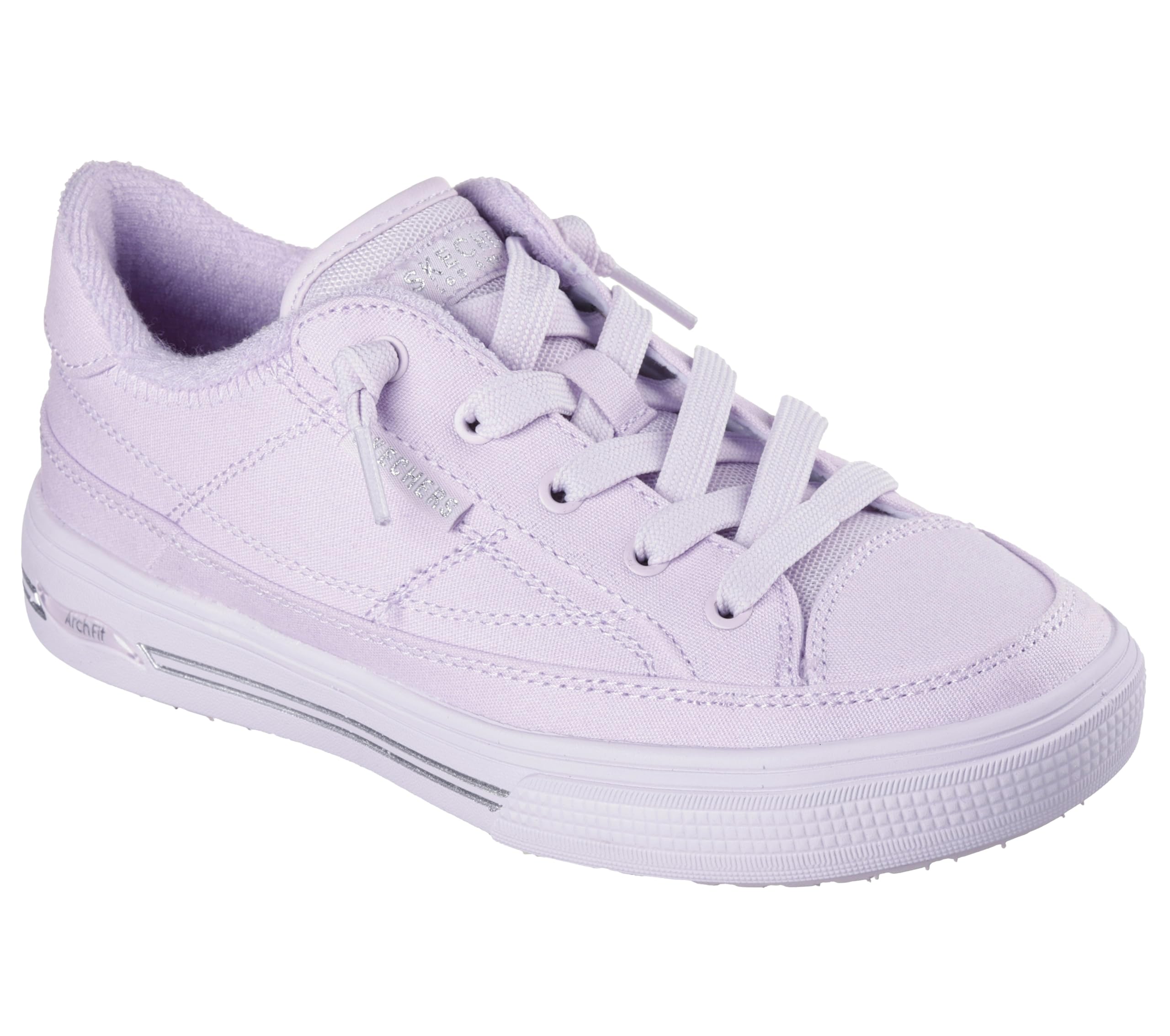 Skechers Women's Arcade Meet Ya There Sneaker | Casual sneaker, Patented Skechers Arch Fit insole with Podiatrist-Certified Arch Support, Cushioned Midsole, Machine Washable