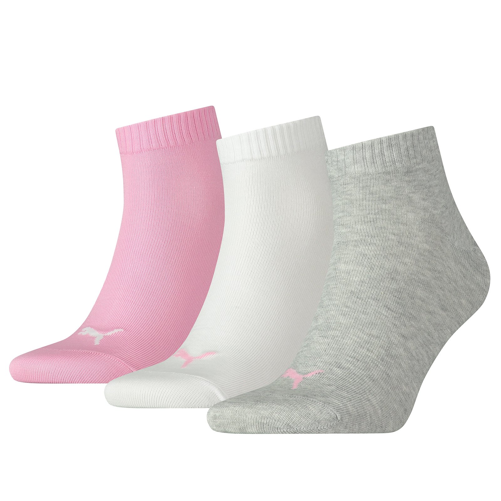 Puma Unisex Quarter Socks (3 Pair Pack)