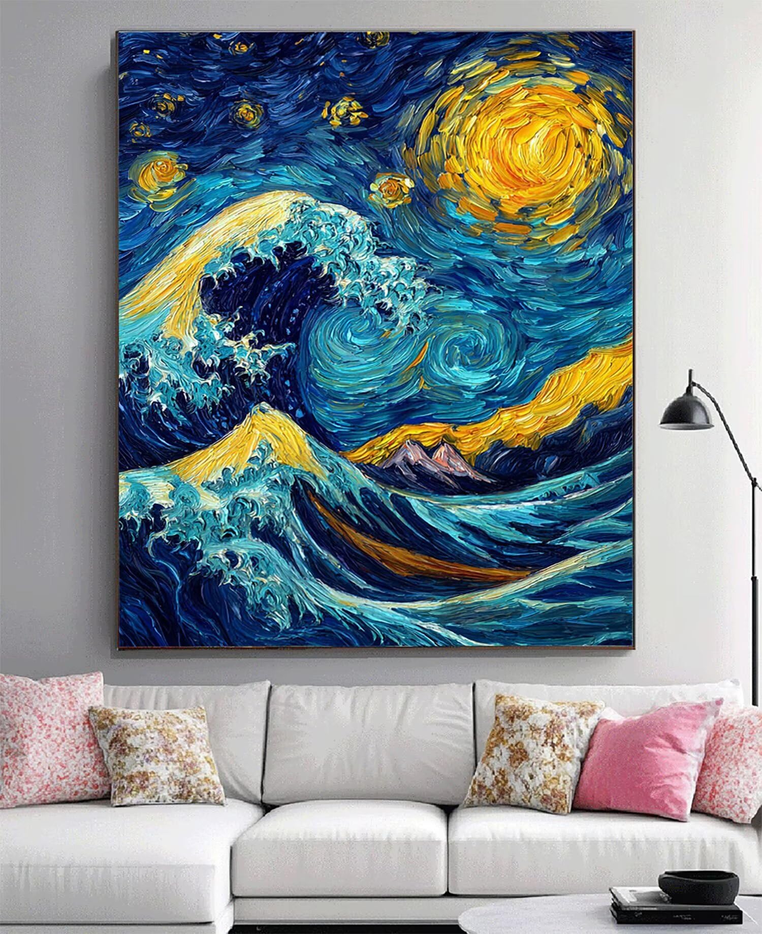 Malowanie diamentami Duże 90 x 60 cm Cartoon Diamentowe Malarstwo Kompletny zestaw, DIY Pełne wiercenie Mozaika Księżyc Mozaika Diament Malarstwo Kryształowe Diamenty Kryształowe Obrazy Kreatywne