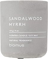 Blomus -FRAGA- Doftljus S tillverkat av sojavax, mikrochip, högkvalitativ rumsdoft, karakteristisk betonggook, doft...