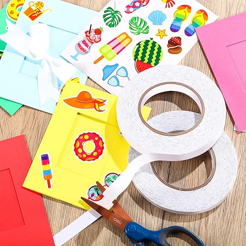 Miniatura 5 de Outus Cinta adhesiva de doble cara para dobladillo, cada una de 54.6 yardas, sin planchado, para alteraciones de pegado de ropa, tela, vestido, tela