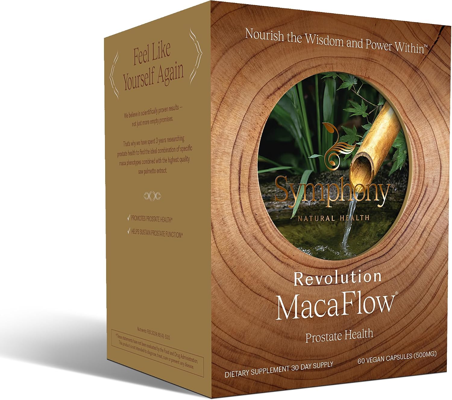 Revolution MacaFlow – Scientifically Researched to Support Men's Prostate Health - 90 Vegan Capsules (30 Day Supply)