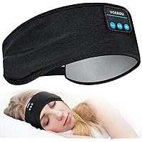 Voerou Cuffie per dormire, fascia sportiva Bluetooth V5.2 regolabile