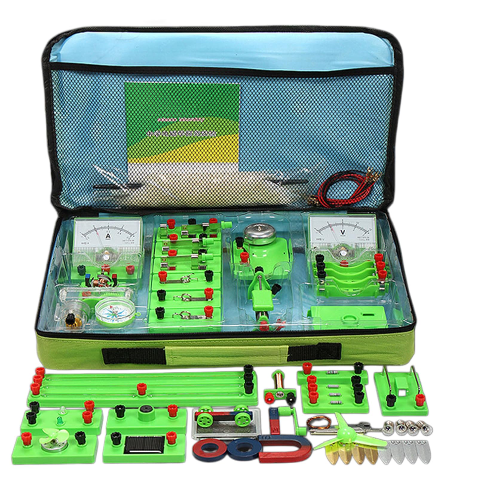 Boîtes expérimentales boîte de Construction électronique STEM pour Enfants, Kits éducatifs d'expérimentation d'électricité et de magnétisme pour Enfants, collège, lycée