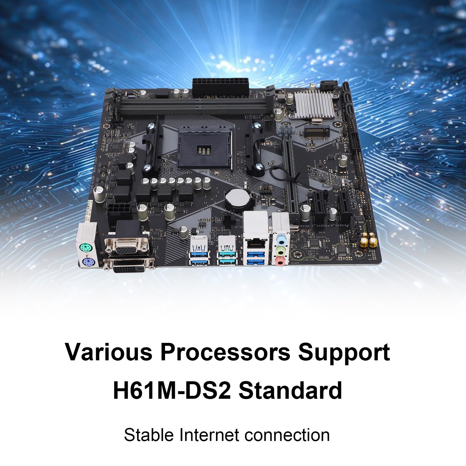 Denash La Scheda Madre B450M-K AM4 DDR4 Supporta Processori Ryzen Dalla Prima Alla Quinta Generazione R3/R5/R7/R9 Athlon con M.2 NVMe e 64 GB di RAM per La Creazione di P