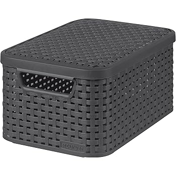 Rotho Country Schubladenbox 19.2 l in Rattan-Optik, Kunststoff (PP