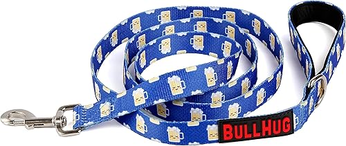 Vista 19 de BULLHUG Correa de bulldog de 6 pies con mango acolchado. Perfecto para bulldogs, bulldogs franceses, pugs y todas las razas. Correas para caminar