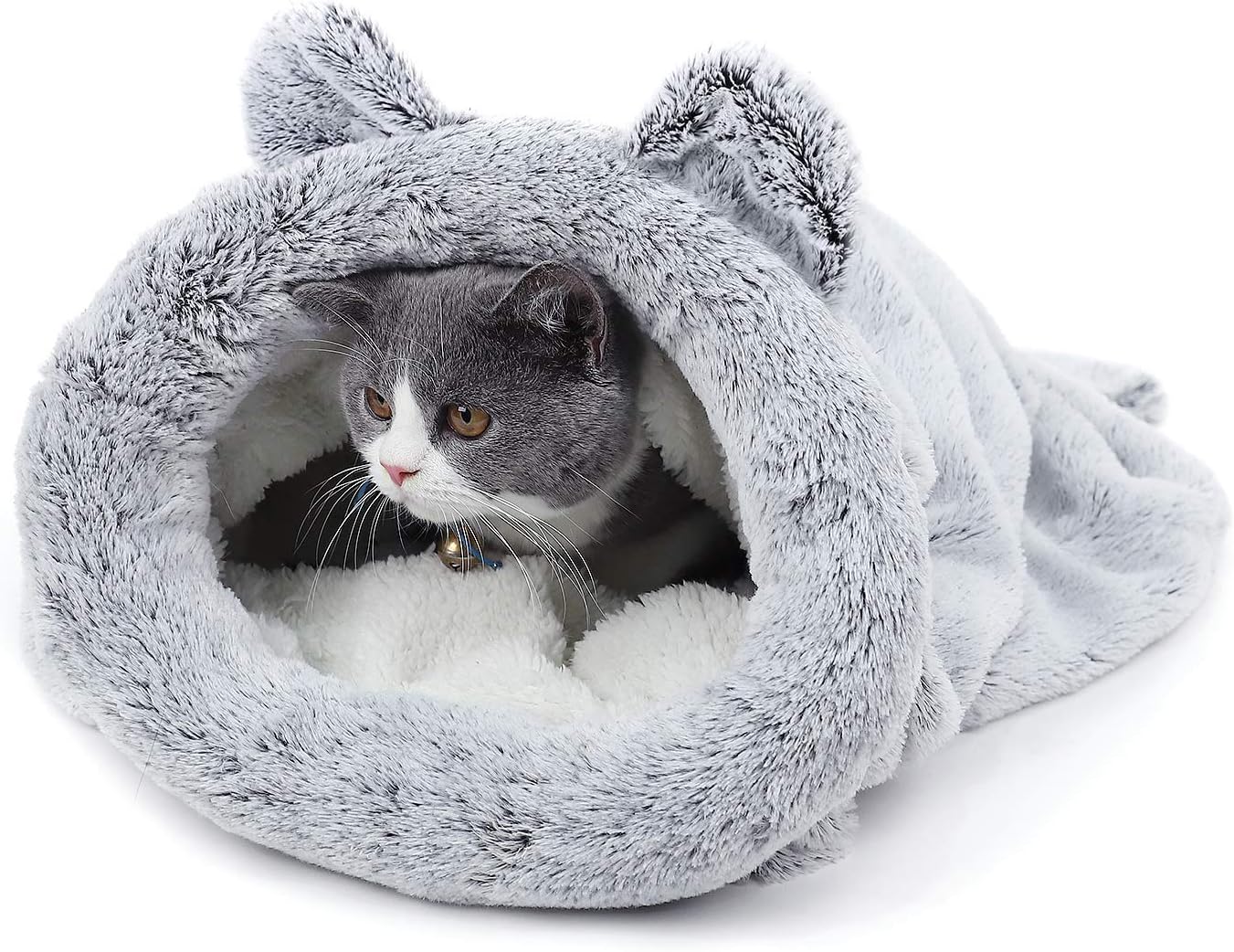 PAWZ RoadCat Sleeping Bag Self-Warming Kitty Sack Silver Grey
