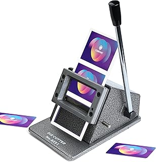 Manual ID Card Corner Cutter, Heavy Duty Business Card Punch