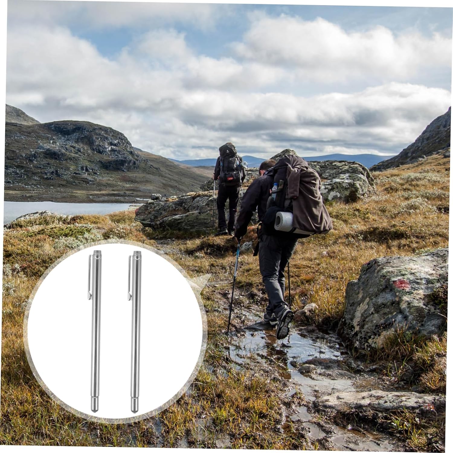 3sets Flexible Divining Rods Stainless Detector Ghost Detector Equipment for Research 2pcs*3