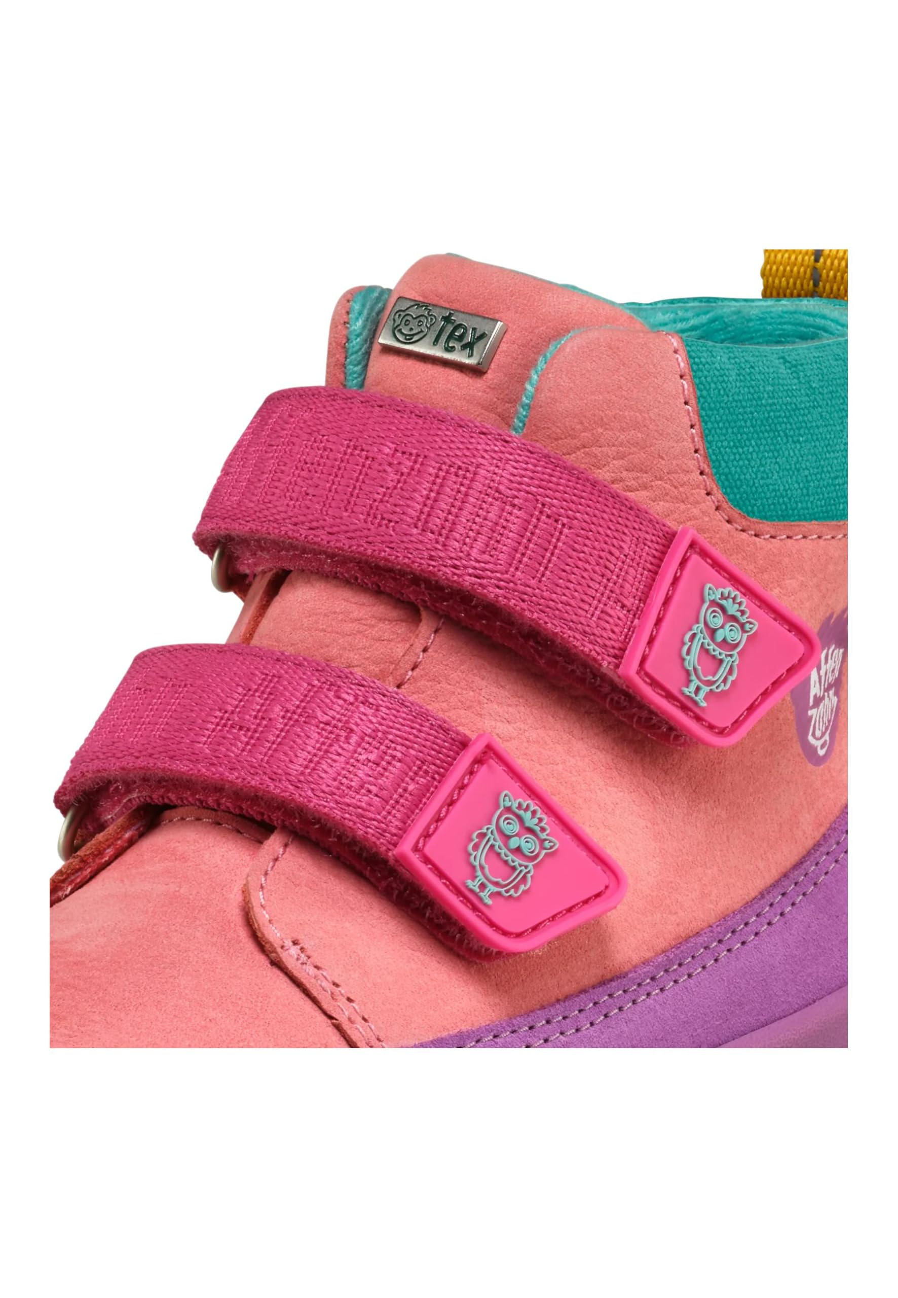 Affenzahn Scarpa Mezza Stagione Pelle Friendy in Pelle Traspirante Resistente alle intemperie con Suola Antiscivolo e Catarifrangenti, Misura 21-32